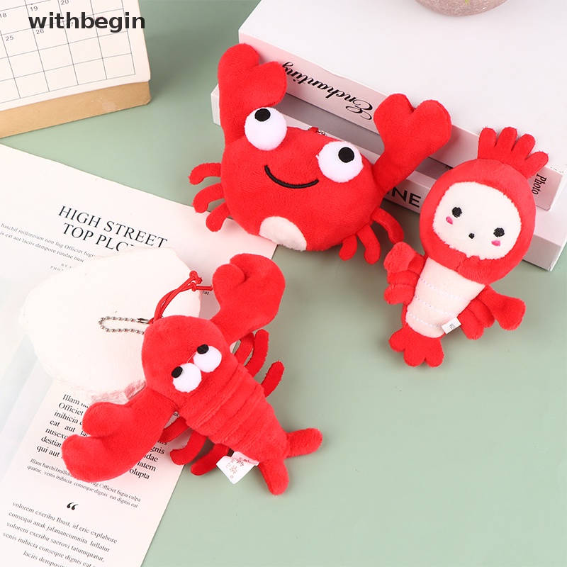 Đồ Chơi Nhồi Bông Hình Cua Đỏ Bằng Cotton PP Trang Trí Túi Xách