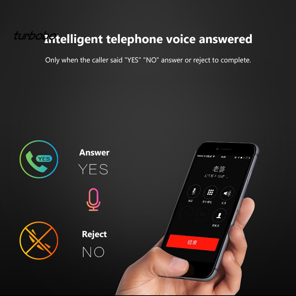 Tai nghe không dây turbobo K1 Điều Khiển Bằng Giọng Nói