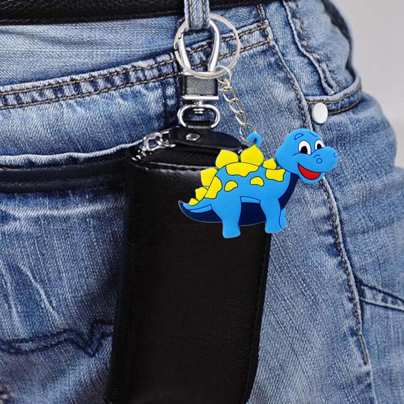 Set 12 Móc Khóa Hình Khủng Long Dễ Thương