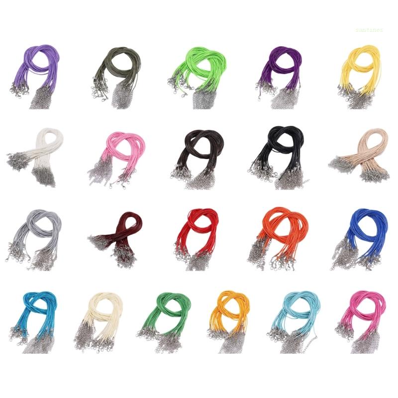 Dây Da 1.5mm Làm Trang Sức Có Khóa Tôm Hùm Tự Làm