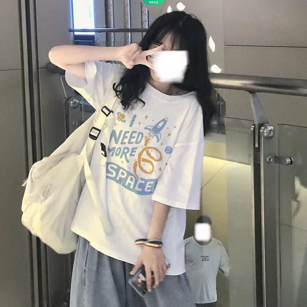 Áo Thun Peplum Tay Ngắn Dáng Rộng Phong Cách Hàn Quốc Thời Trang Mùa Hè 2023 Cho Nữ