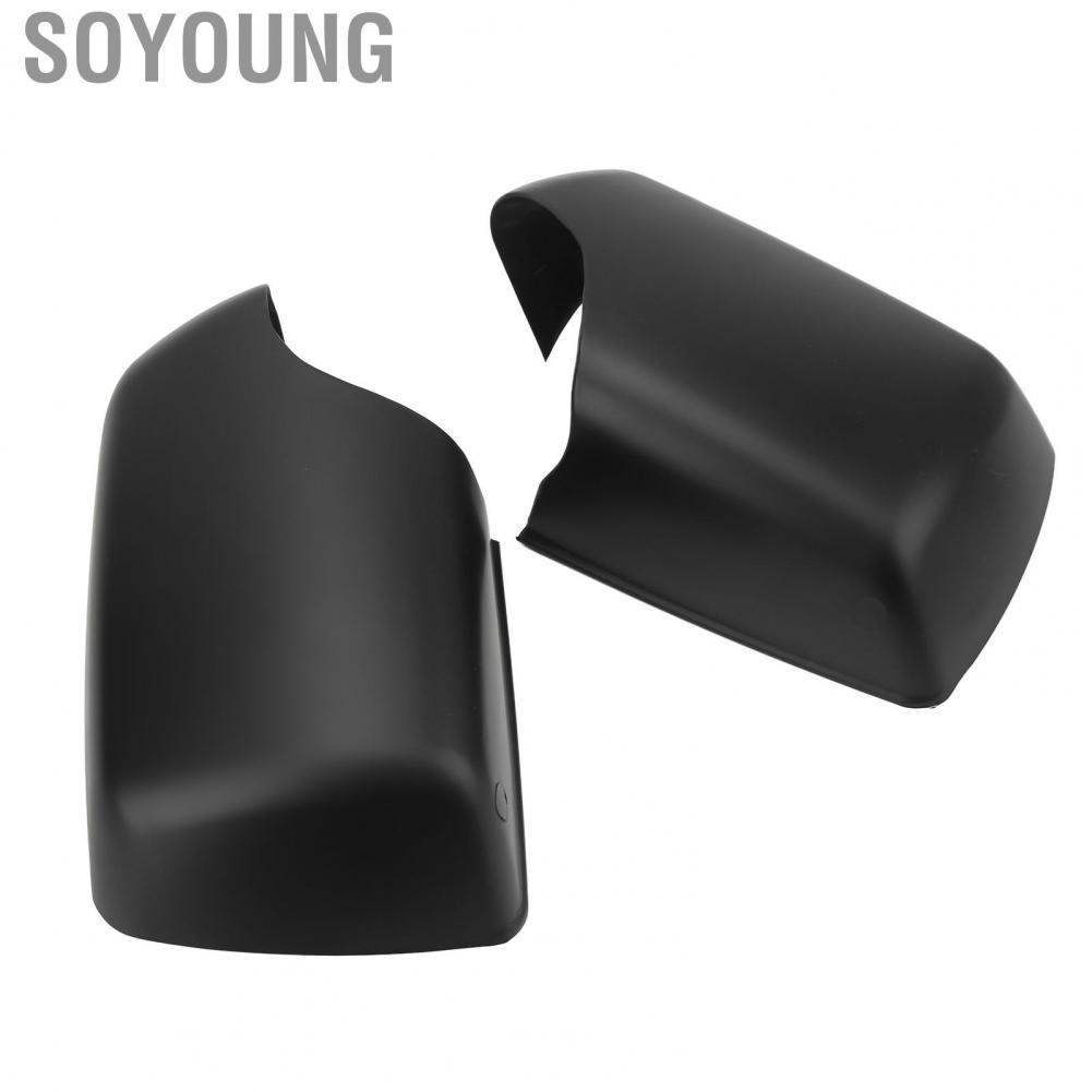 Soyoung Vehicle Rearview Mirror Cover Trim  Long Service Life Side Moulding Stable Structure Scratch Resistant 51168254903 Direct Replacement for Car