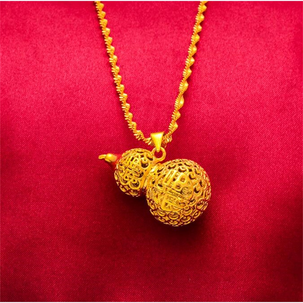 Dây Chuyền Mạ Vàng 24K Mặt Hình Phật Thời Trang Dành Cho Nữ