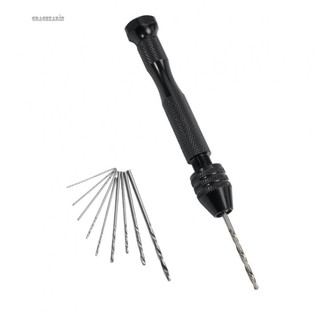 1PC Rotary Tool Mini Manual Drill Universal Aluminum Alloy 0.3-3.4mm Hand Drill