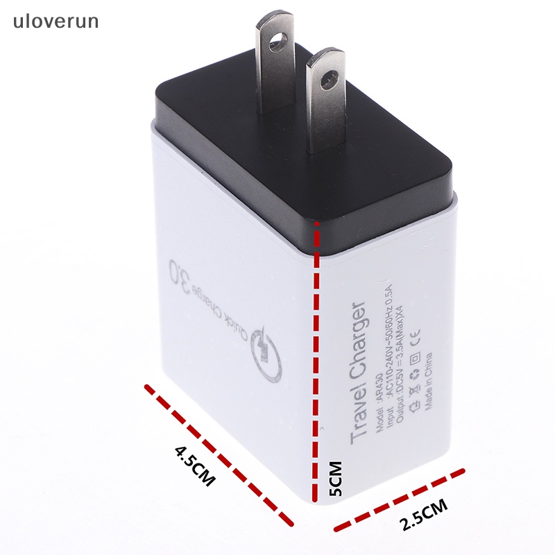 Cốc Sạc Nhanh 3.0 3a 4 Cổng usb Tiện Dụng