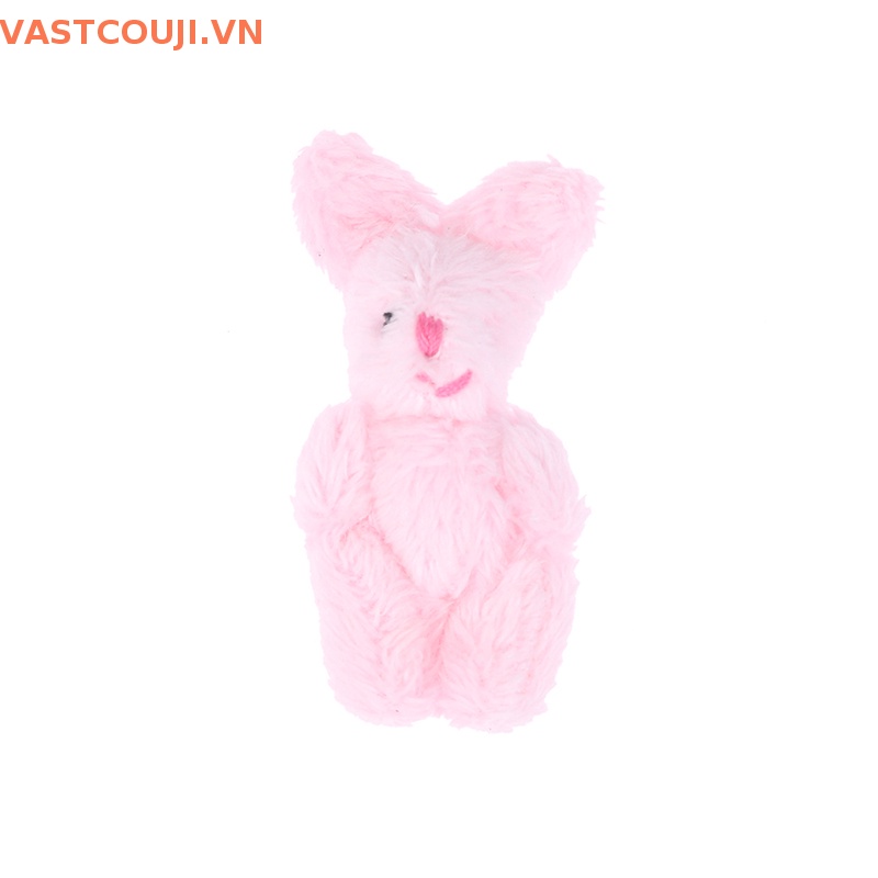 Thỏ Nhồi Bông 5.5CM Treo Móc Khóa Trang Trí Dễ Thương
