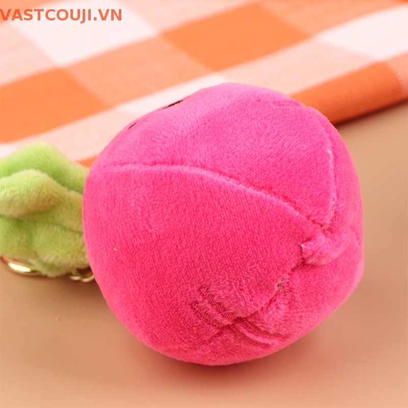 Móc Khóa Bông Hình Củ Cà Rốt Hoạt Hình Đáng Yêu