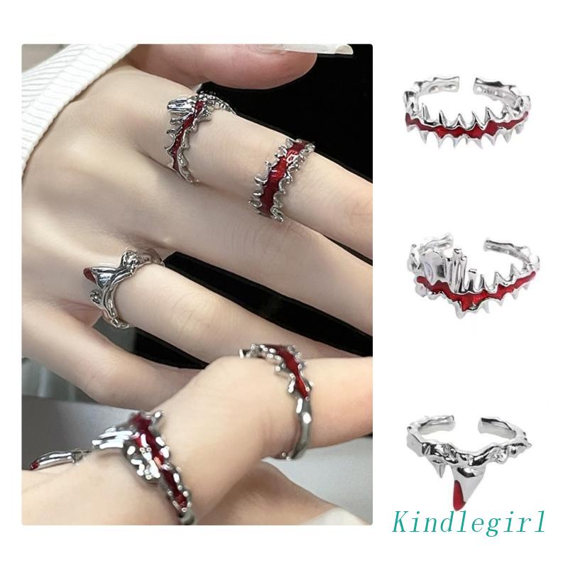 Nhẫn Hở Chất Liệu Kim Loại Có Thể Điều Chỉnh Kích Cỡ Phong Cách Cổ Điển Cho