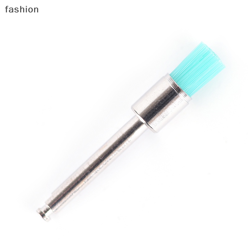 100pcs đánh bóng nylon chốt bàn chải phẳng đánh bóng prophy bàn chải VN