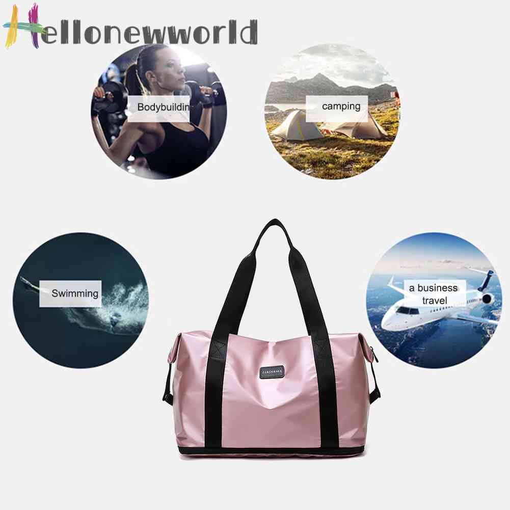 Túi Đựng Đồ Tập Thể Thao Sức Chứa Lớn Chia Ngăn Khô / Ướt Tiện Dụng Cho Nam Và