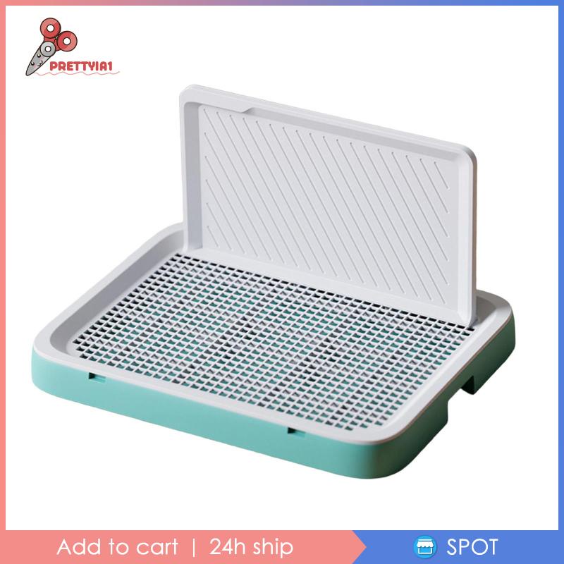 [Prettyia1] Khay Đi Vệ Sinh Cho Thú Cưng Trong Nhà Có Thể Tháo Rời Và Tái Sử Dụng