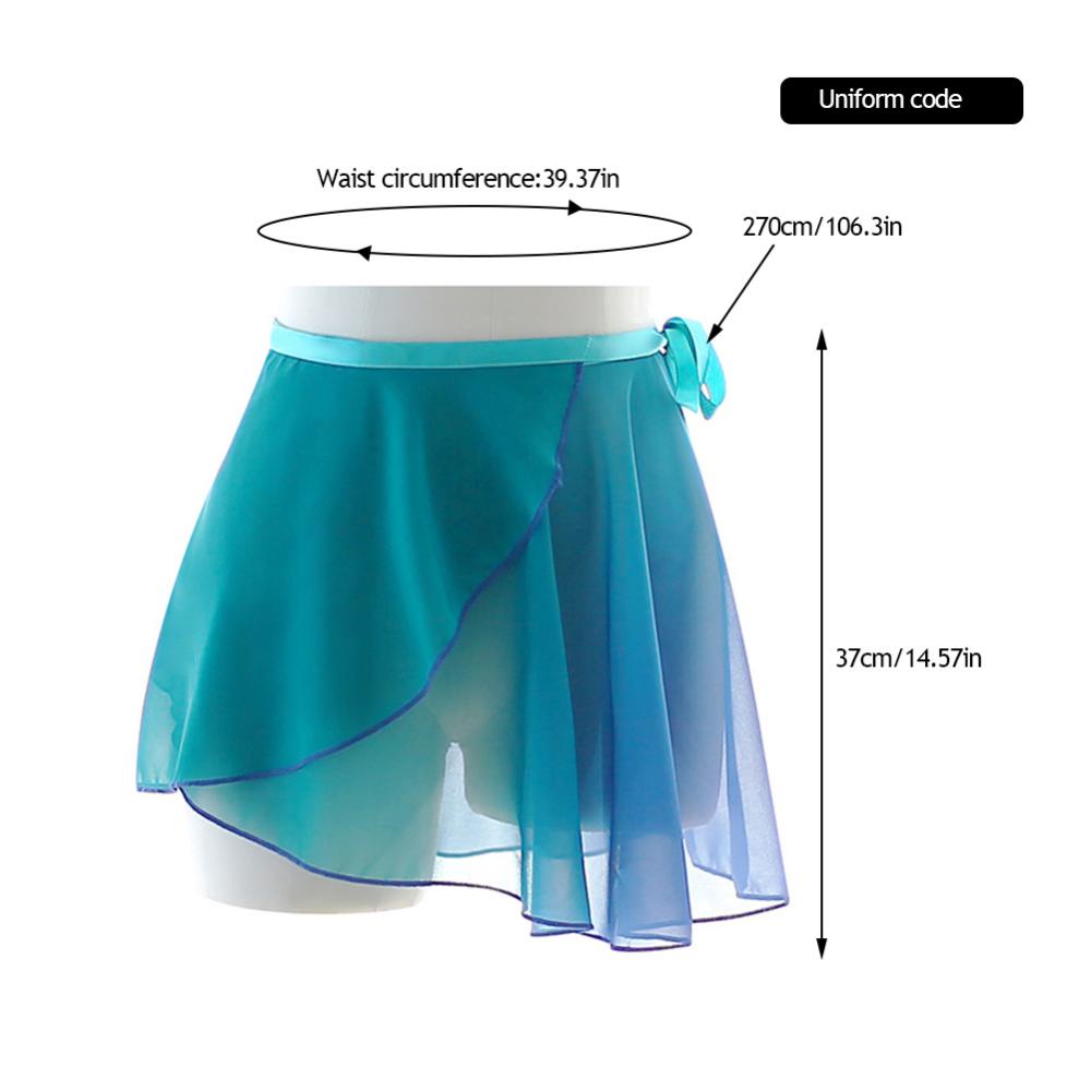 Chân Váy Múa Ballet Vải Voan Một Mảnh Kích Thước E5K4