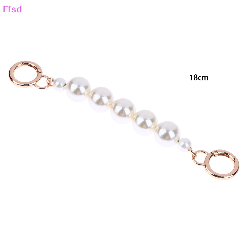 {Ffsd} Dây Xích Nối Dài Túi Xách Đeo Chéo Chuỗi Hạt Ngọc Trai DIY Có Khóa Cài Phụ Kiện Bán Chạy *