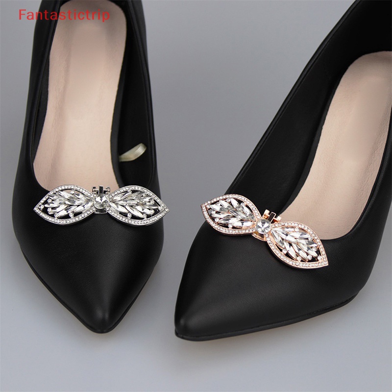 Kẹp Kim Loại Đính Đá Trang Trí Giày Thời Trang Cho Nữ Mới