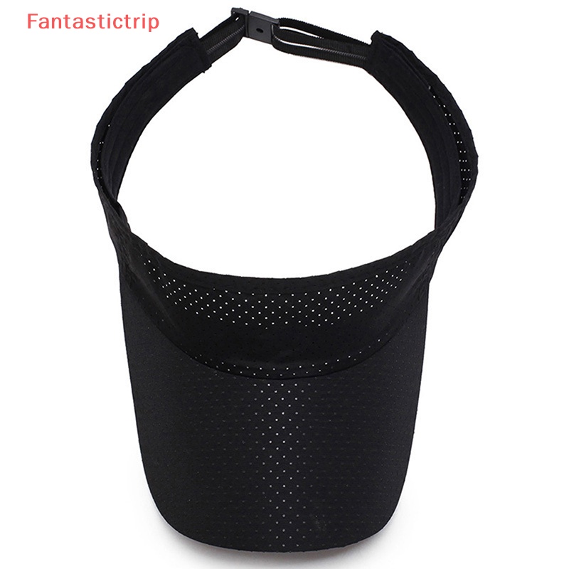 Mũ Lưỡi Trai Hở Chóp Thoáng Khí Chống Tia UV Màu Trơn Thời Trang Mùa Hè Mới Cho Nam Và Nữ