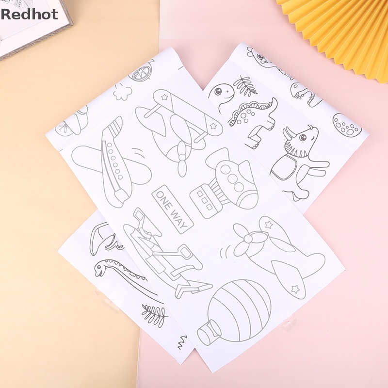 &lt; Redhot &gt; Cuộn Giấy Vẽ Graffiti 3m Màu Sắc Dành Cho Trẻ Em