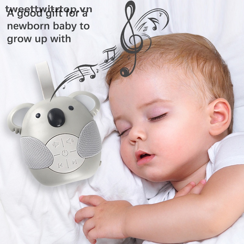 Máy Tạo Tiếng Ồn Trắng Hình Gấu Koala Hoạt Hình Giúp Bé Ngủ Ngon Và Thư Giãn