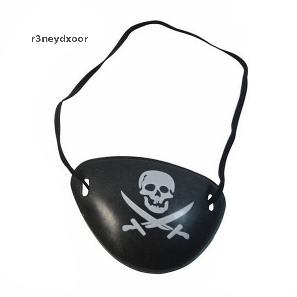 2PC cướp biển Mắt vá sọ xương chéo Halloween bên ủng hộ trang phục trẻ em Đồ chơi [VN]