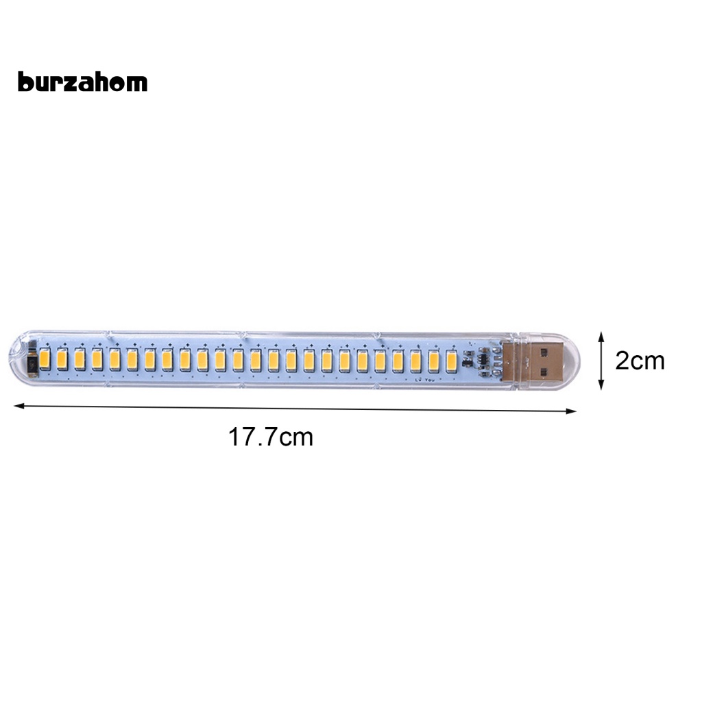 Đèn Đọc Sách USB 24 Bóng 5V Công Tắc Cảm Ứng Độ Sáng Cao Không Chói Mắt Di Động Tiện Dụng Cho Gia Đình