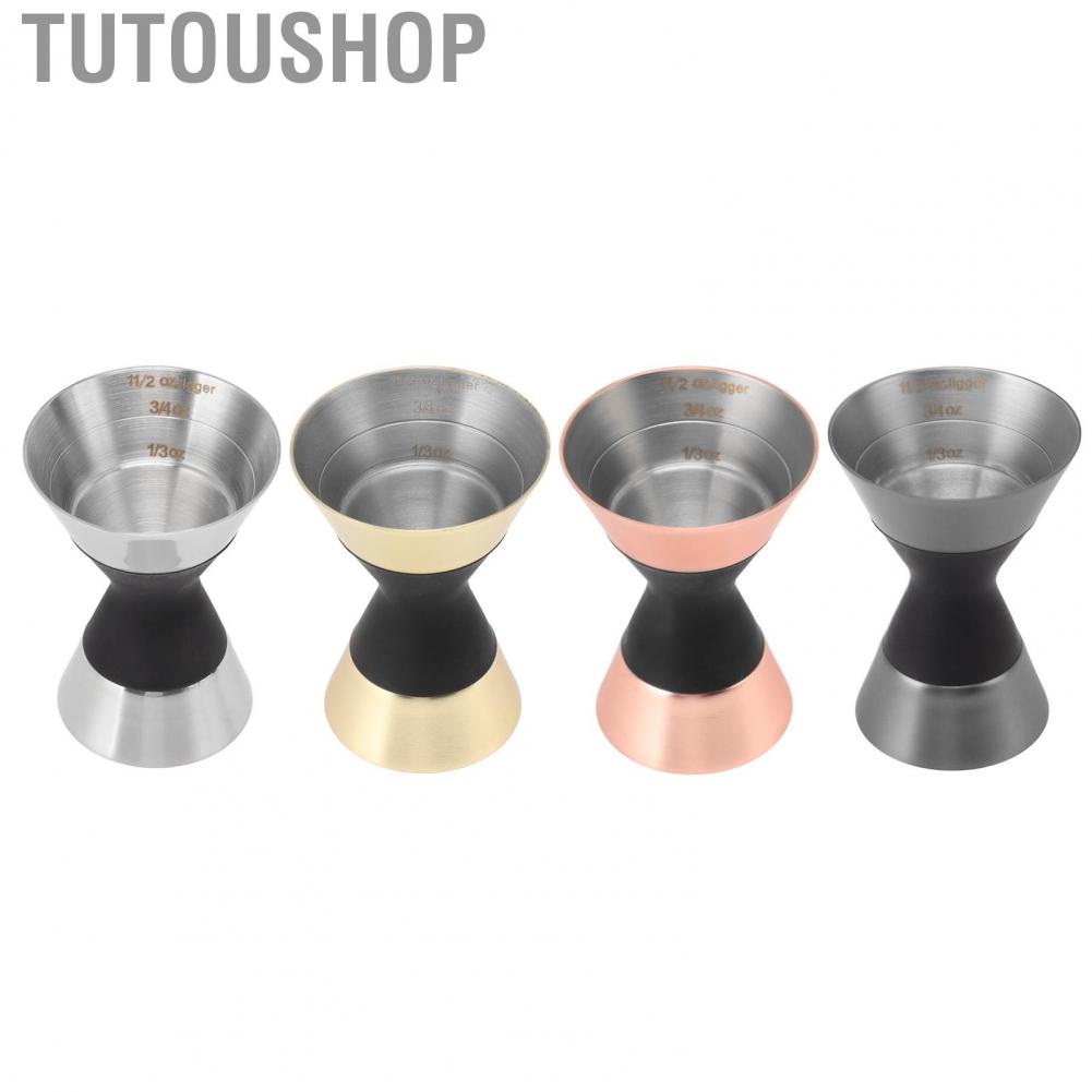 Tutoushop Bar Jigger  Scale Measuring Cocktail Jigger Stainless Steel  for Home