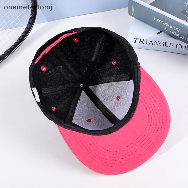 Onemetertomj Mũ Lưỡi Trai Cotton Vành Phẳng Điều Chỉnh Được Phong Cách Hip Hop Mùa Hè Unisex EN