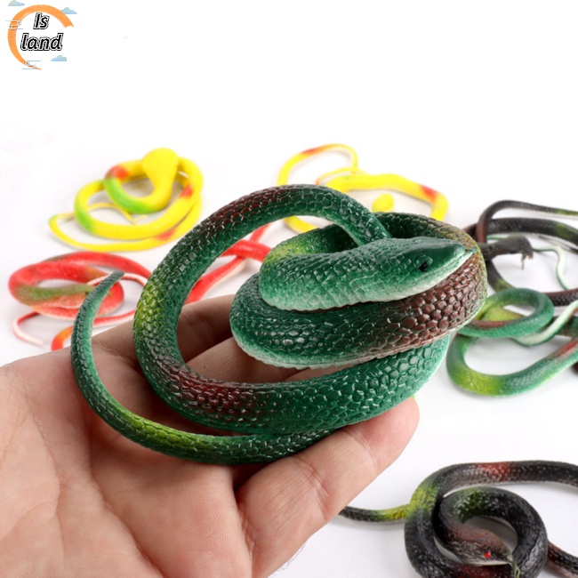 Rắn Cao Su 75cm Dùng Làm Đồ Chơi Halloween Màu Sắc Ngẫu Nhiên