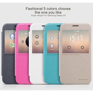 Bao da samsung S7 hiệu Nillkin