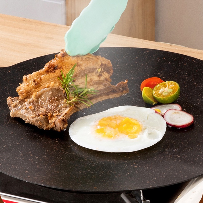 Aladdin Vỉ Nướng Bbq Bằng Sắt Chống Dính Tiện Dụng Cho Gia Đình