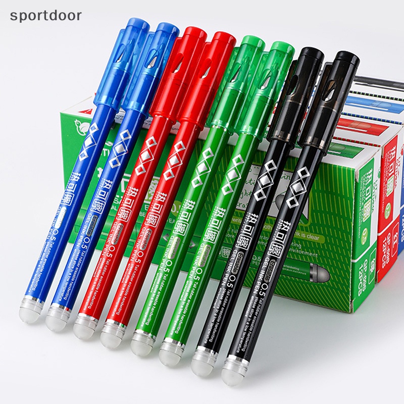 1 Bộ Bút Mực Gel Ngòi 0.5mm Nhiều Màu Có Thể Xóa Được