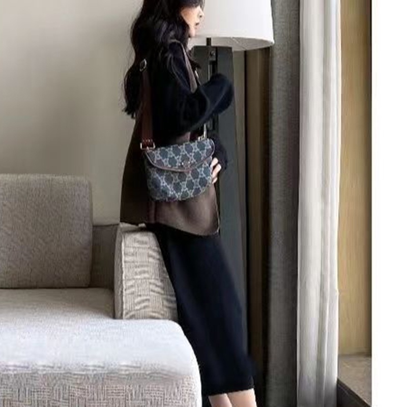 Túi Xách denim Thời Trang Cao Cấp Phong Cách Phương Tây Dễ Phối Đồ Cho Nữ