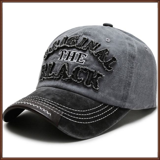 Mũ Lưỡi Trai Vành Cong In Chữ Phong Cách Retro Thời Trang Cho Nam Nữ