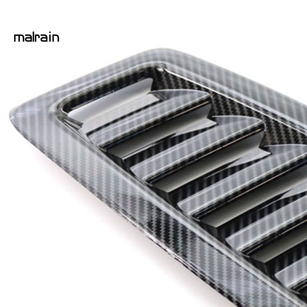 Bộ 2 Nắp Đậy Lỗ Thông Gió Bằng ABS Họa Tiết Sợi Carbon Chịu Nhiệt Chống Ăn Mòn Cho Ford Focus-RS MK2