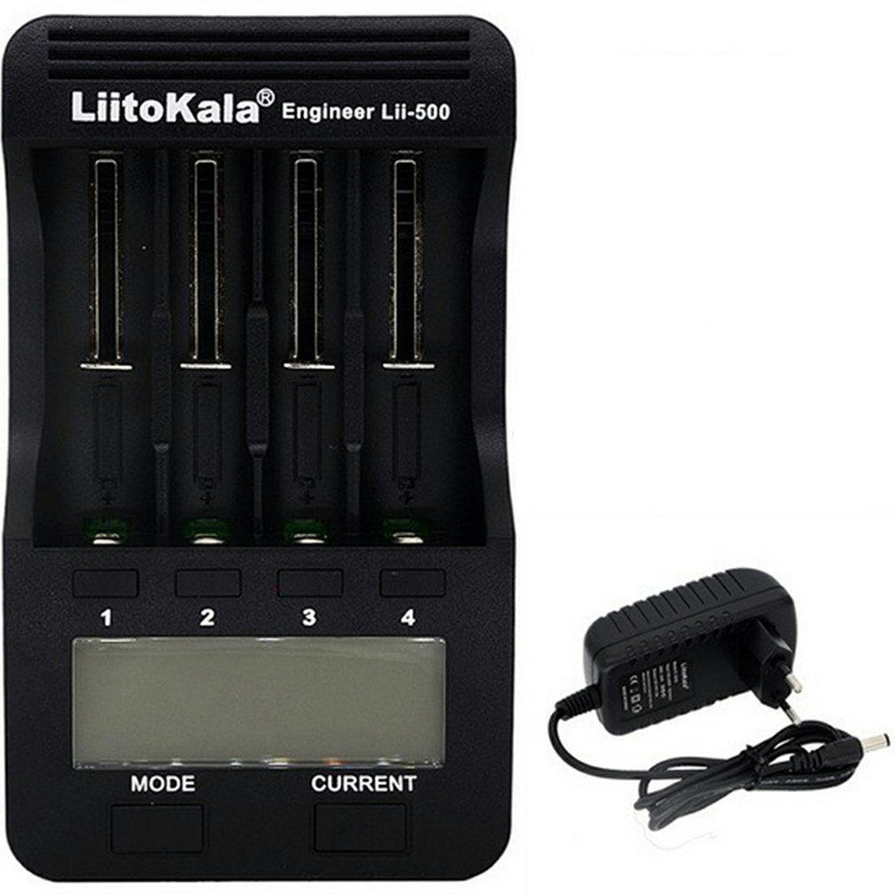 Lithium Battery Charger Lii-500 18650/26650 Charging Adapter Lcd Display Digital Chargers Batteries Charge Device With Screen [Q/6]