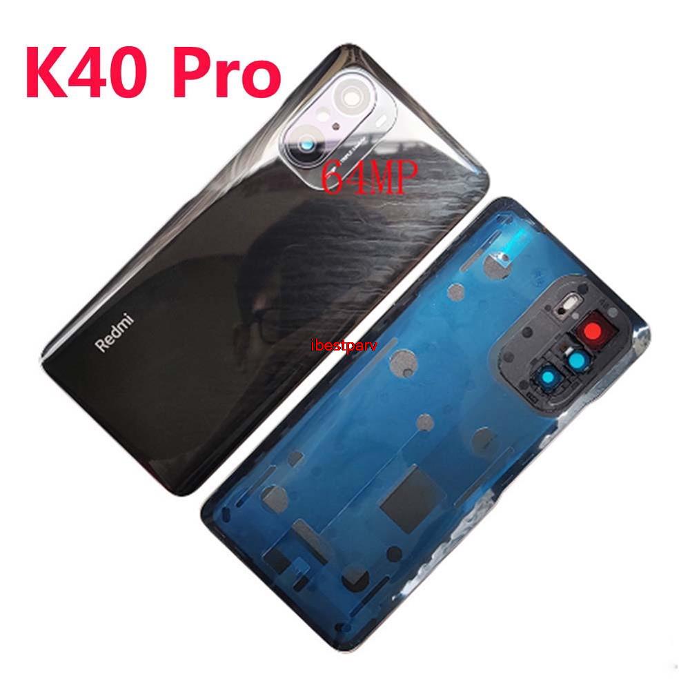 Nắp Đậy Pin Mặt Kính Kèm Khung Bảo Vệ Camera Chuyên Dụng Cho Redmi K40 Xiaomi Redmi K40 Pro