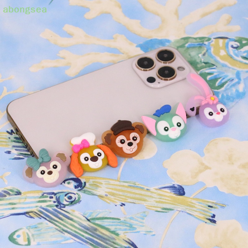 Set 5 Miếng Dán PVC Mềm Phản Quang Họa Tiết Hoạt Hình Dễ Thương Trang Trí Ốp Điện Thoại DIY