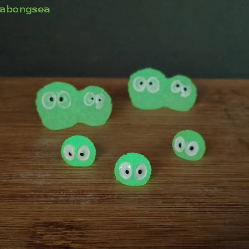 Bộ 10 Mô Hình Người Ngoài Hành Tinh Bongsea Bằng Nhựa Phát Quang Trang Trí Sân Vườn