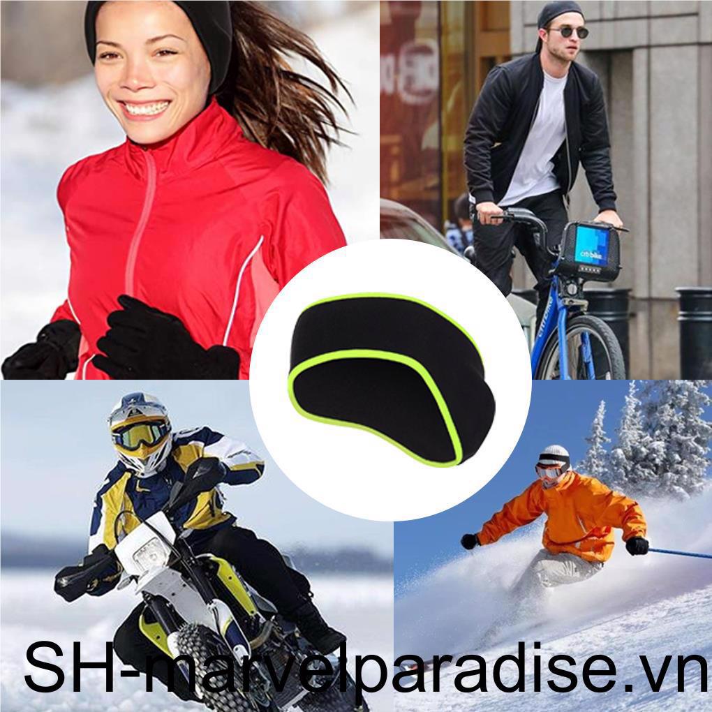 Băng Đô Cài Đầu Giữ Ấm Bảo Vệ Tai Khi Chơi Thể Thao Mùa Đông Thoải Mái Cho Nữ