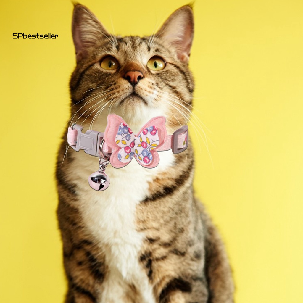 Vòng Cổ Gắn Chuông / Ngôi Sao / Bướm Có Thể Điều Chỉnh Dành Cho Thú Cưng