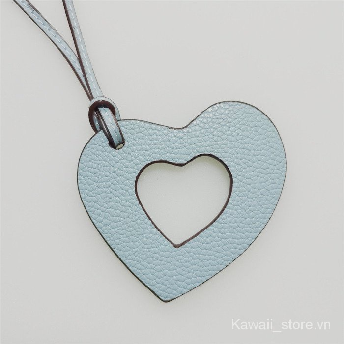 Hàng Mới Về!}Móc Khóa Túi Xách Da Pu Hình Trái Tim Xinh Xắn