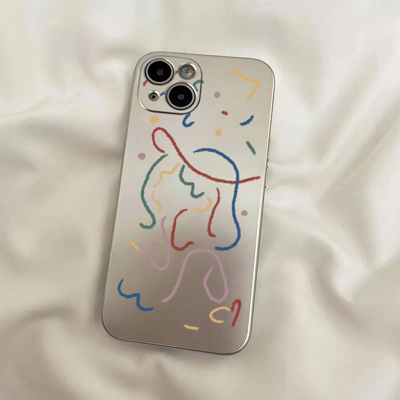 Ốp Điện Thoại Silicon TPU Mềm Mạ Điện Chống Sốc In Họa Tiết Dễ Thương Cho IPhone 14 13 12 11 Pro XS Max XR X 8 + 7 6S Plus