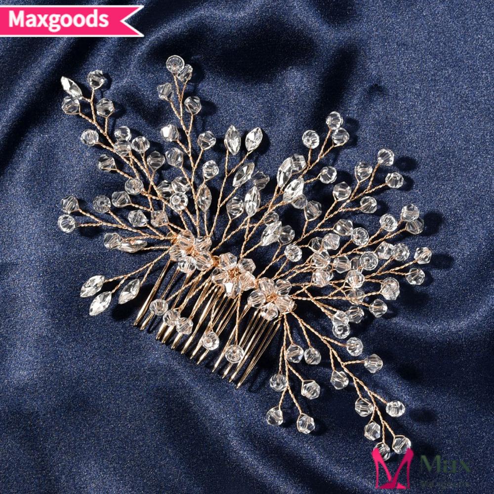 Lược Chải Tóc MAXG.Vương Miện Đội Đầu Cô Dâu Sang Trọng