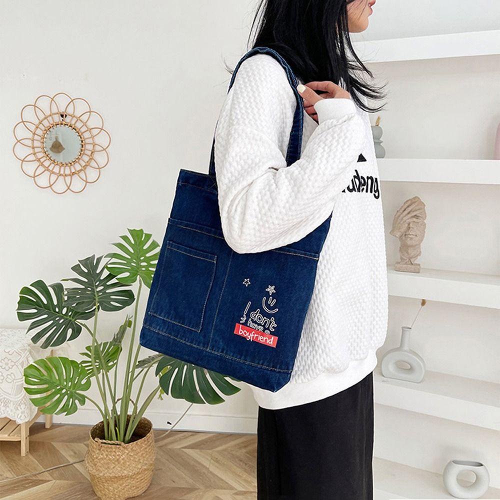 MXGOODS Túi Xách Đeo Vai Đựng Son Môi / Đồ Trang Điểm In Chữ Kiểu Retro Cho Nữ