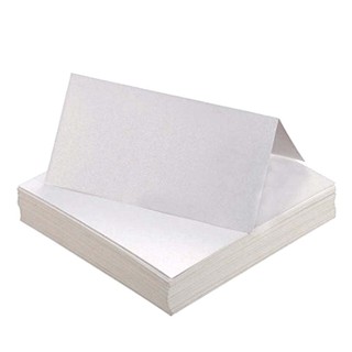 Set 50 tấm thẻ trắng dùng để trang trí bàn tiệc cưới