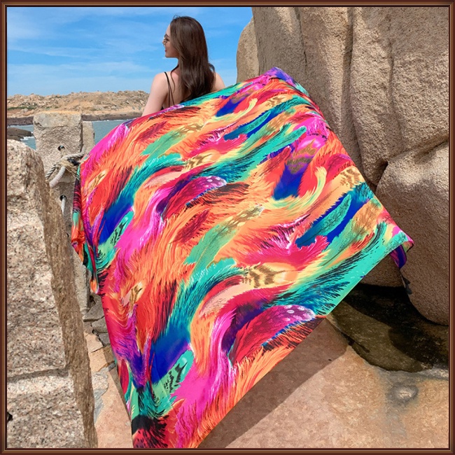 Khăn Choàng Che Mặt Đa Năng In Họa Tiết Hoa Nhiều Màu Sắc Thời Trang Mùa Hè Cho Nữ