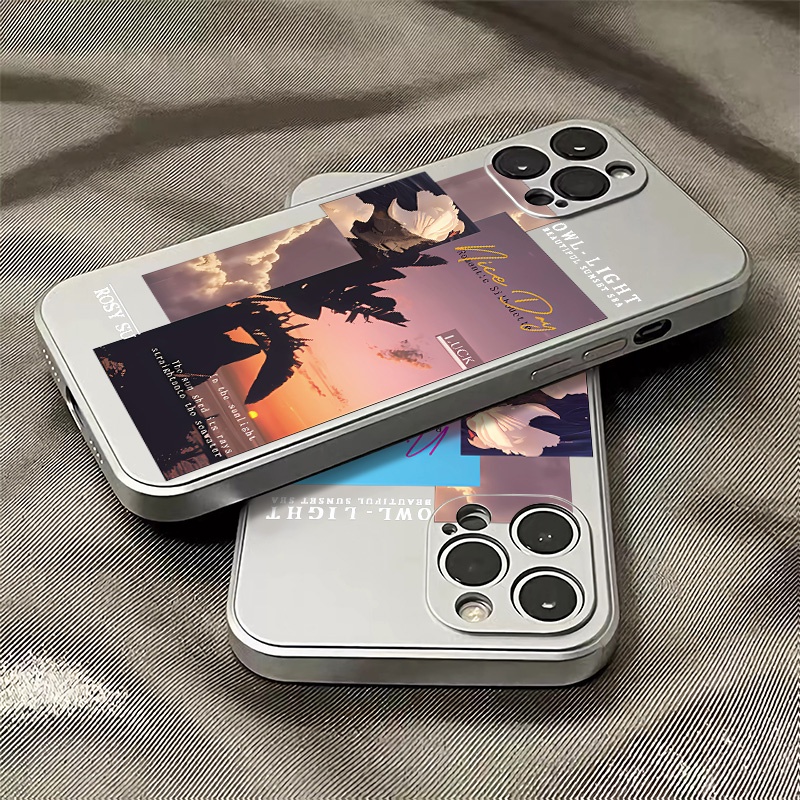 Ốp Điện Thoại TPU Silicon Mềm Mạ Điện Chống Sốc Cho IPhone 14 13 12 11 Pro XS Max XR X 8 + 7 6S Plus