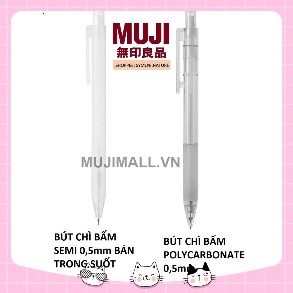 [pick up] Muji Bút chì bấm Muji  2 loại bestsaler và Gôm Muji Bút ielts