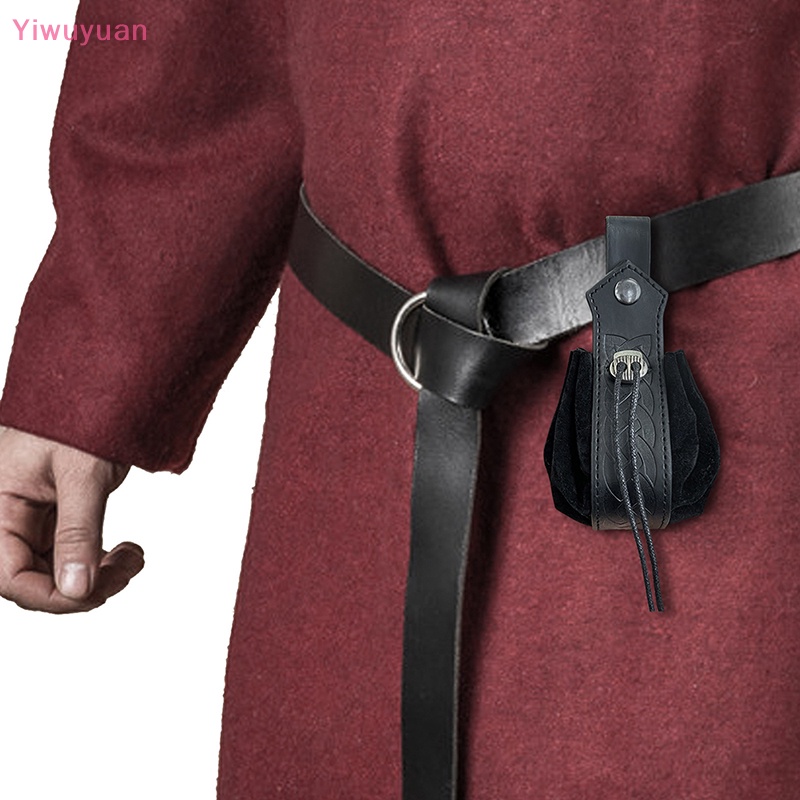 < Yiwuyuan > Túi Dây Rút Đựng Tiền Xu Celtic Viking Phong Cách Steampunk Hóa Trang Mới Cho Nam Và Nữ