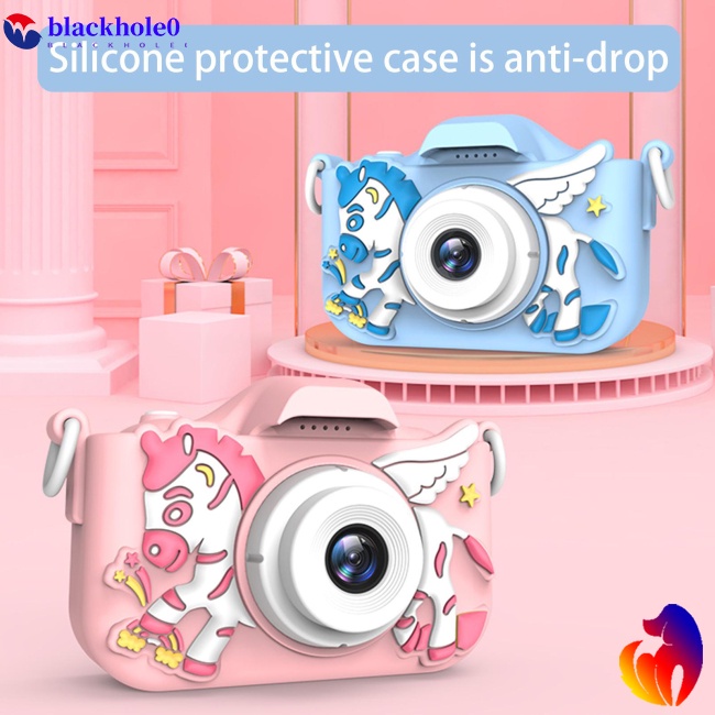 Máy Ảnh Kỹ Thuật Số 2.0ips Mini Họa Tiết Hoạt Hình Dễ Thương Cho Bé