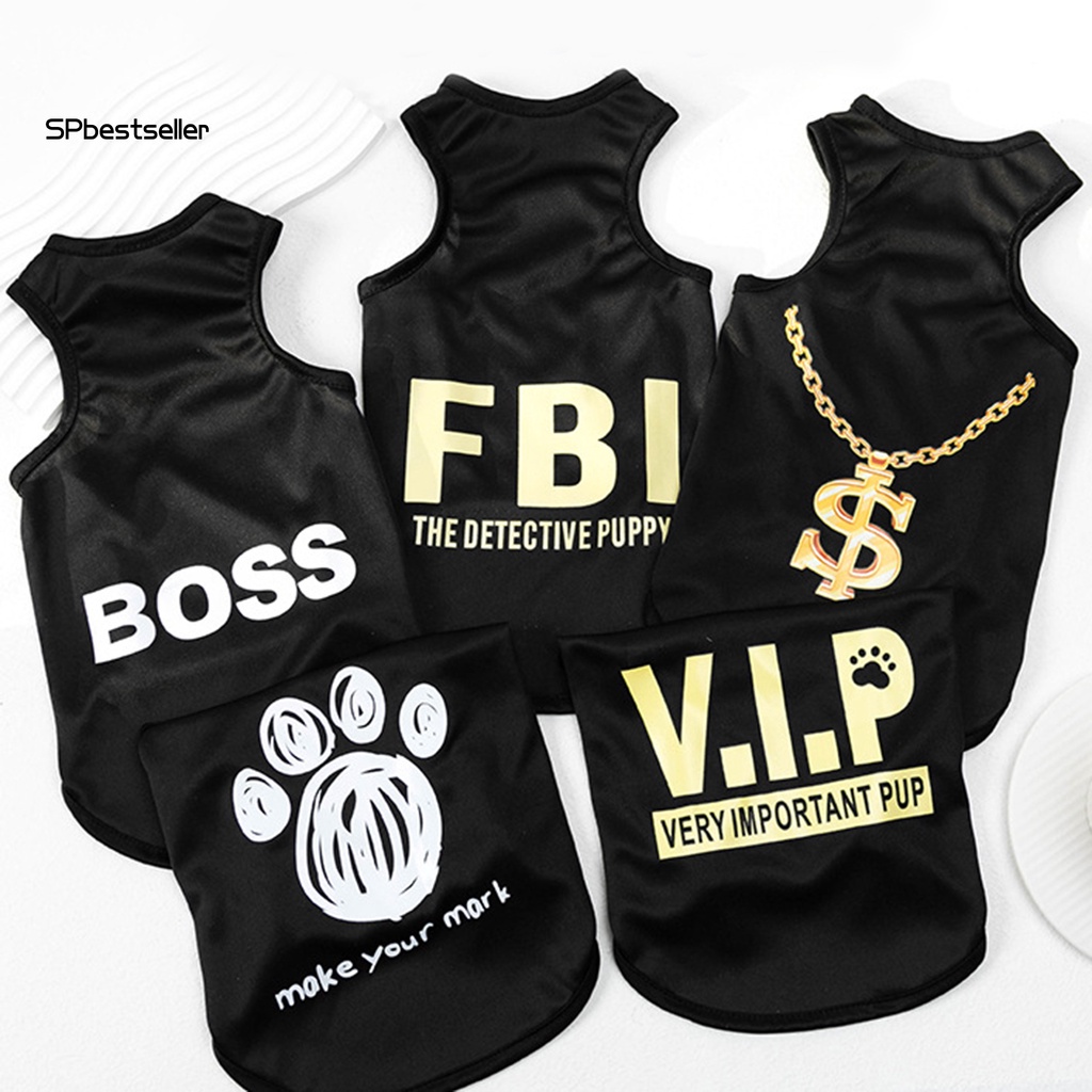 Áo Thun In Chữ Dễ Thương Cho Thú Cưng