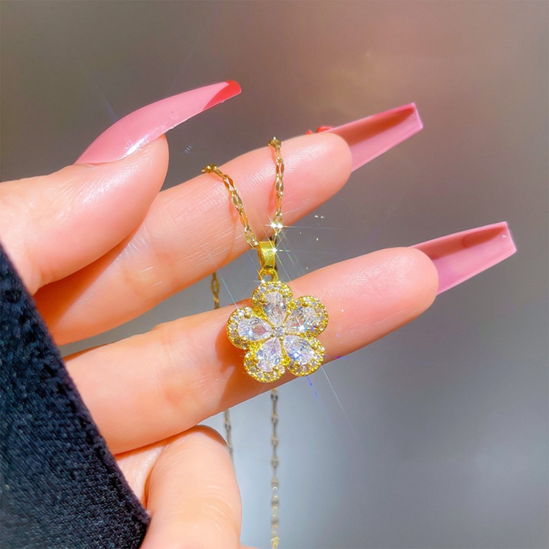 Ygt Vòng cổ Mặt Hình Hoa Năm Cánh Thời Trang Dành Cho Nữ